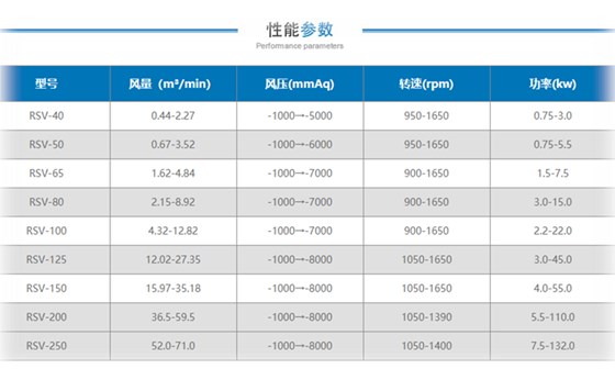 黑伟罗茨真空泵选型参数